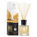 AROMATIKA Diffuseur Orange 200ml avec 8 Bâtonnets en Rotin - Arômes Intenses et Durables
