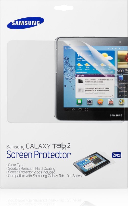 Samsung ETC-P1J5CEGSTD - Schermbeschermer voor mobiele telefoon - voor Galaxy Ace II