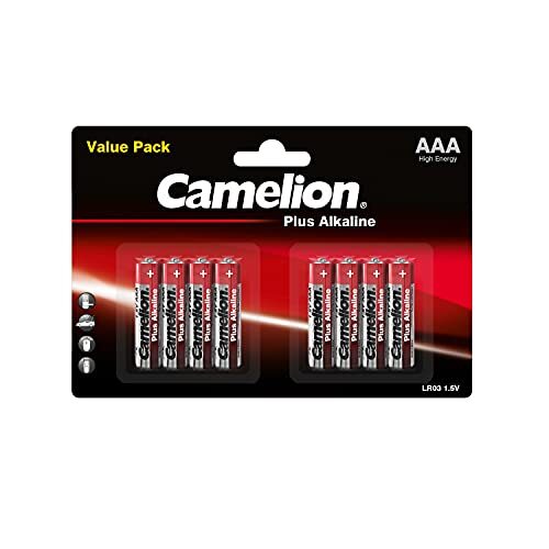 Camelion 11044803 Plus alkaline-batterijen LR03/AAA/Micro, 8-pack