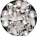 Decoris Kaemingk B.V. Kerstversiering kunststof kerstballen/hangers zilver 6-8-10 cm pakket van 62x stuks