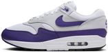 Nike Air Max 1 SC - Sneakers - Unisex - Leer/Rubber - Maat 44.5 - White/Field Purple/Black