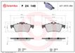 BREMBO P 24 148X Plaquettes de frein arrière