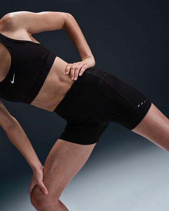 Nike Swift Women's High-Waisted Running Shorts - Black, Size S