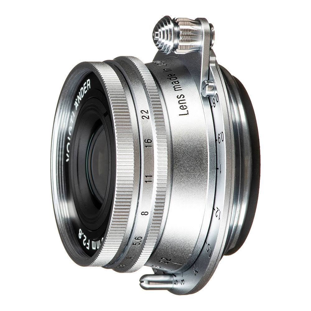Voigtlander Heliar 40mm f/2.8 L39 Leica M39-mount objectief Zilver