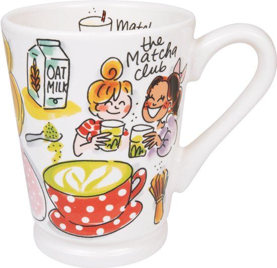 Blond Amsterdam Mazagran Matcha Princess Mok 0,5L Aardewerk Multikleur