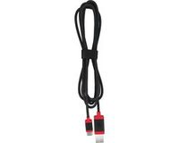 CHERRY USB CABLE 1.5, gevlochten USB-C naar USB-A kabel, zwart, 1.5 m
