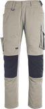 Mascot Unique Broek met kniezakken 12679-442 - lichtkhaki/zwart - C50 - 82