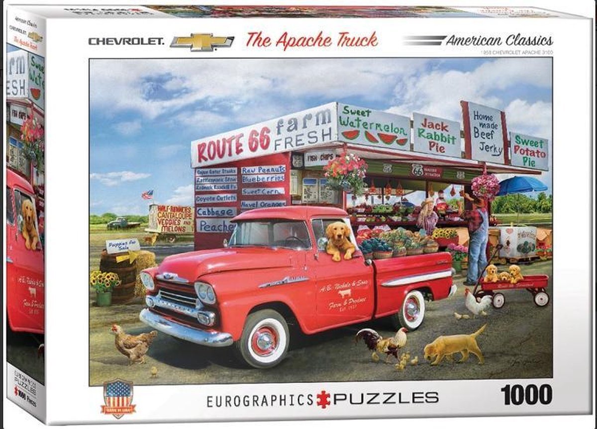 Eurographics Eurographics puzzel Chevrolet - The Apache truck