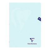 Clairefontaine 308162C Mimesys PASTEL Geniet schrift - A4 21x29,7 cm - 48 blad geruit Q5 - Wit papier 90 g - Ondoorzichtige Polypro cover - Willekeurige kleur