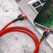 Usams U26 Lightning Câble de charge, 1M, 2A Charge rapide, Rouge