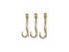Ferm Living Crochet Curvature Lot de 3 Laiton