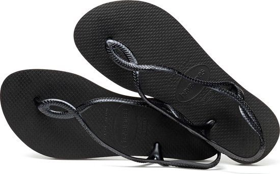 Havaianas Luna Teenslippers Dames Zwart Maat 33/34 - 2024 Collectie