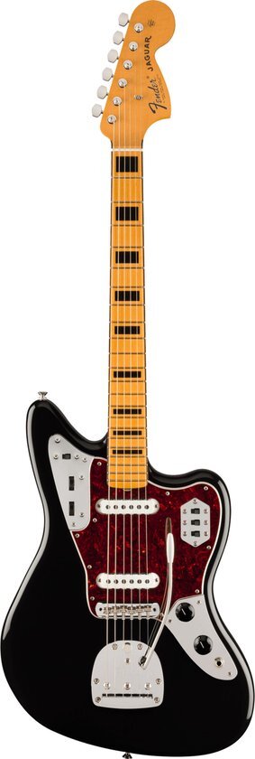 Fender Vintera II &#39;70s Jaguar MN Black - Elektrische gitaar