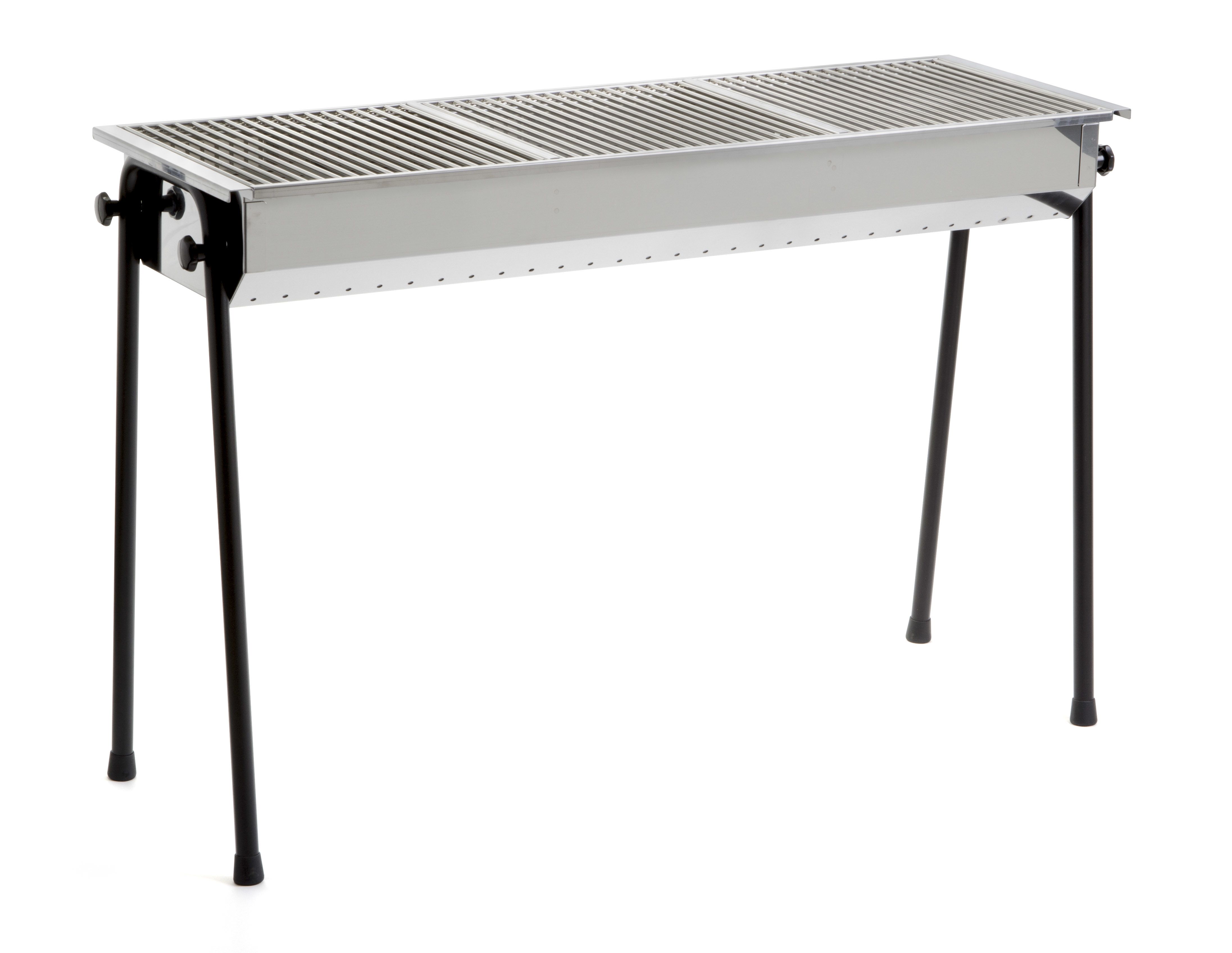 Hendi RESTO Barbecue Cooking Station - Charcoal - Black/Stainless Steel - 3 Zones