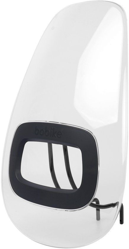 Bobike windscherm voor One en Go fietszitjes - Bobike Grey