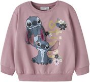 NAME IT Meisjes Sweaters NMFJINNY STITCH NREG SWEAT UNB WDI Lilas