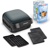 Tefal Snack Collection SW862B - Tosti- en Wafelijzer - Zwart/Donkergroen