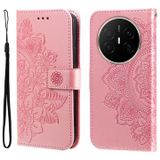 Huawei Étui Portefeuille Air Mandala Série - Rose