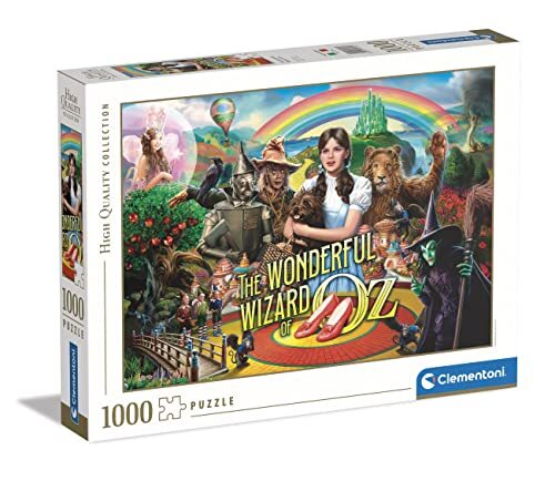 Clementoni 39746 Collection-The Wonderful Wizard of Oz, puzzel, 1000 stukjes voor volwassenen en kinderen, 10 jaar, behendigheidsspel voor het hele gezin