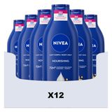 NIVEA 12x Bodymilk Verzorgend 400 ml