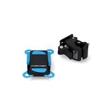 FISCHER Fiets telefoonhouder 360 graden draaibaar, met antislip siliconen banden, voor smartphones met max. breedte van 10 cm