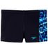 Speedo Print Panel Badehose - Anthracite/Hyper Teal - 13-14 Jahre