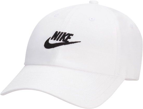 Nike Club Cap Fb5368-100 - Wit-zwart - M/L