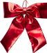Merkloos / Sans marque Koopman International Grote decoratie strik - 68 x 80 cm - rood - metallic - polyester - kerstversiering