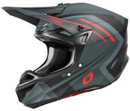 O'NEAL 5SRS Spike Mat Grijs Rood Crosshelm - Helm