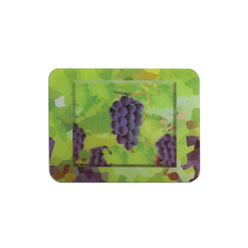 MSV Keukensnijplank - 40 x 30 cm - Gehard Glas - Meerkleurig - Rechthoekig