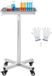 Merkloos / Sans marque Shanghai Sishun Technology Co., Ltd Mayostandaard, Roestvrij Staal, Draagvermogen 35 Lbs, Instelbare Hoogte 25,2“-39,8”, Medisch Plateau Op Wieltjes met Verwijderbaar Plateau voor Spa, Salon, Kliniek, Persoonlijke Verzorging