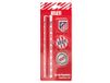 CyP Brands Atlético de Madrid, schrijfwarenset, briefpapier, puntenslijper, gum, potloden, rood, officieel product