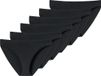 Uncover by Schiesser Schiesser Uncover Slip Set van 6 Zwart Effen Katoen/Elastaan Dames XL
