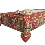 PETTI Artigiani Italiani - Kerst Tafelkleed Vlekbestendig Rechthoekig Tafelkleed voor Keuken, Motief Soldaatjes, 140x240 cm, 100% Made in Italy