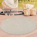 Tapis d'extérieur Bol, beige, rond, 160 cm