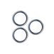 3MK HARDY Bescherming voor cameralens Pro Cameralensbeschermer Apple iPhone 17 Pro / Pro Max Gehard Glas Transparant, Titanium, Grijs 1 stuk(s)