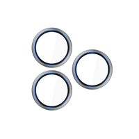 3MK HARDY Bescherming voor cameralens Pro Cameralensbeschermer Apple iPhone 17 Pro / Pro Max Gehard Glas Transparant, Titanium, Grijs 1 stuk(s)