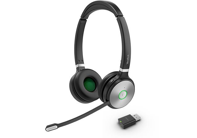 Yealink WH62 Portable Headset - Draadloos - Hoofdband - Zwart/Grijs