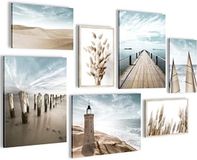 GERMAN MANUFACTURER Wanddecoratie Foto Muur set 7-delig 100 x 70 cm