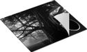 Chefcare Inductie Beschermer Grote Levensboom - Zwart Wit - 57,6x51,6 cm