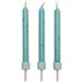 PME CA025 Blauwe Verjaardagskaarsjes met Glitter, 10 stuks