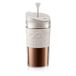Bodum K11102-913 Travel Press Set koffiemaker met extra drinkopzetstuk 0,35 l, crèmewit