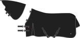 Imperial Riding Outdoor Rug Basic 0gr Zomer Zwart 115-165 cm