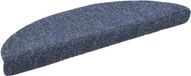 vidaXL - Tapis d'escalier - Autocollant - 15 pièces - 56x17x3 cm - Bleu