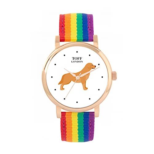 Toff London Golden Retriever Hondenhorloge - 5059656908739
