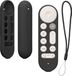 kwmobile hoes geschikt voor Google TV Streamer 4K - Silicone anti-dérapant hoes voor afstandsbediening in zwart