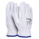 DONAU SAFETY Premium werkhandschoenen, driver van geitenleer, 1 paar, maat 10, XL, wit