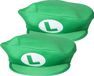 Haza 2x stuks groene Loodgieter pet voor Luigi - Carnaval verkleed petten
