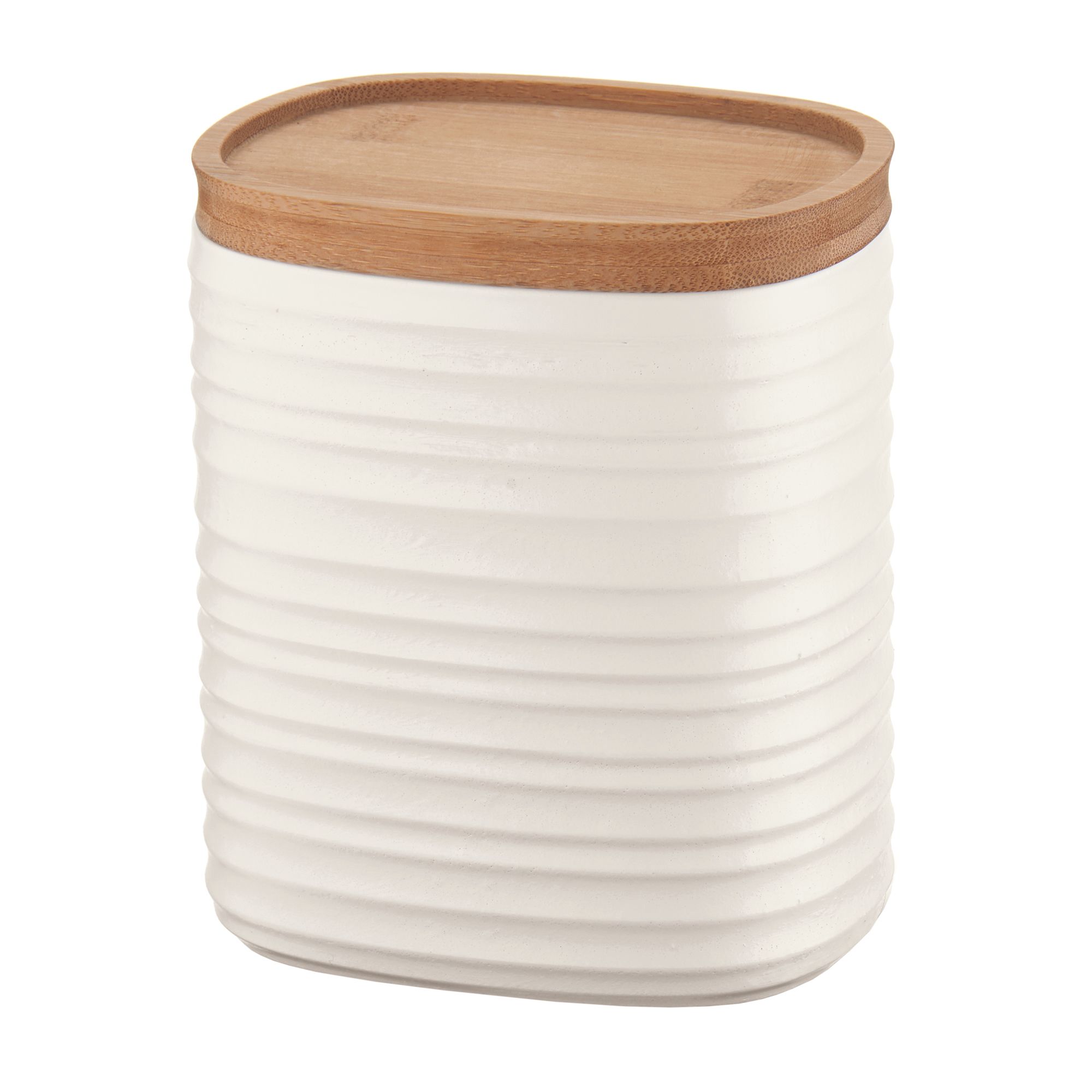 Guzzini Tierra Pot - Wit, Hout - 15cm
