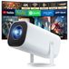 Beamer Mini projecteur 4K supporté Portable 8000 lumens Wifi 6 Bluetooth 5.4 40 à 150 pouces